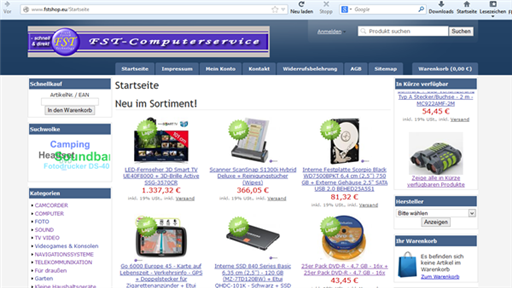 Online Shop - FST-Computerservice